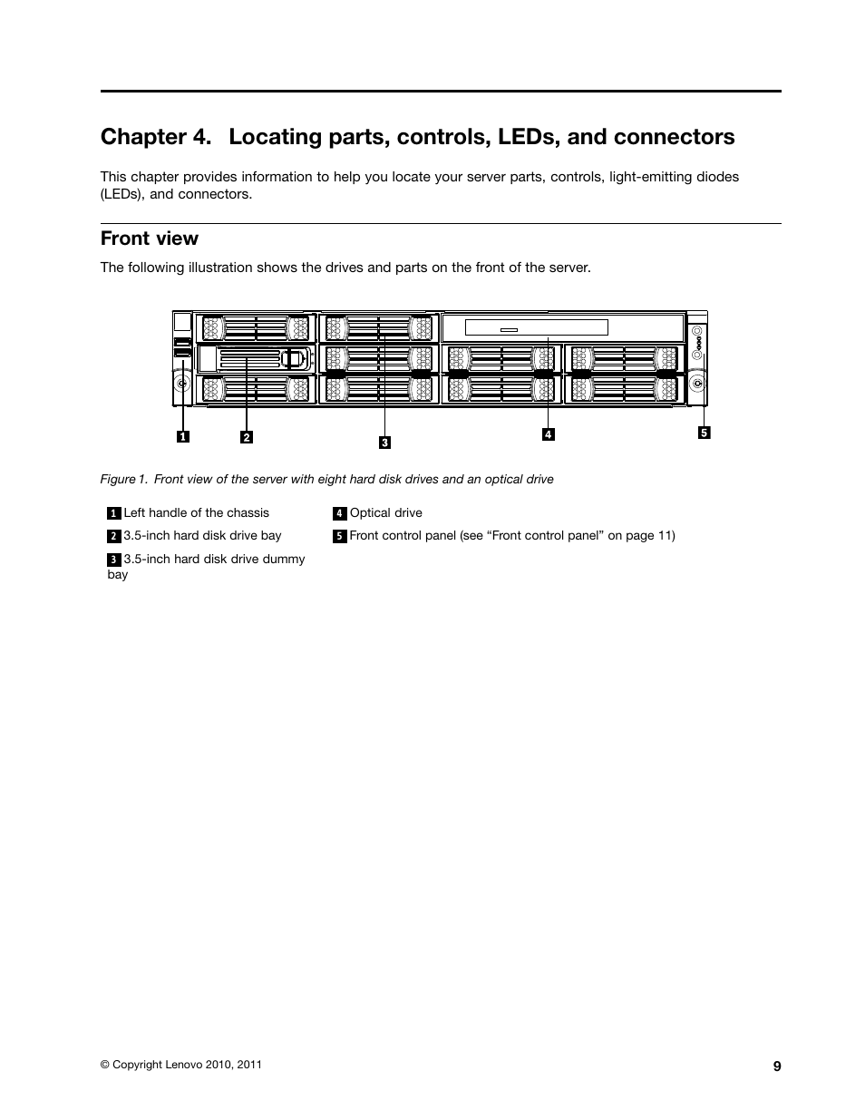 Front view | Lenovo 1046 User Manual | Page 19 / 130