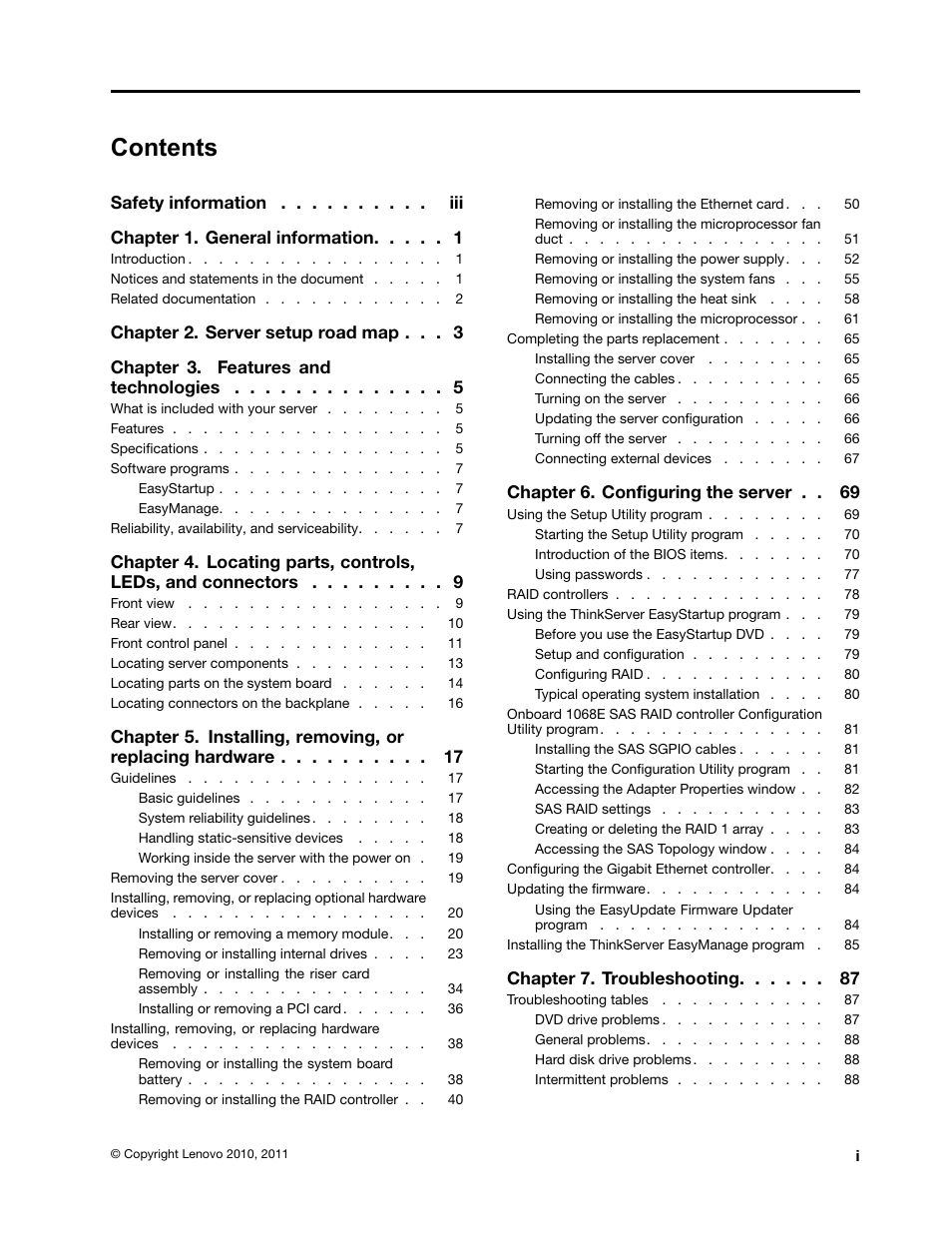 Lenovo 1046 User Manual | Page 3 / 130