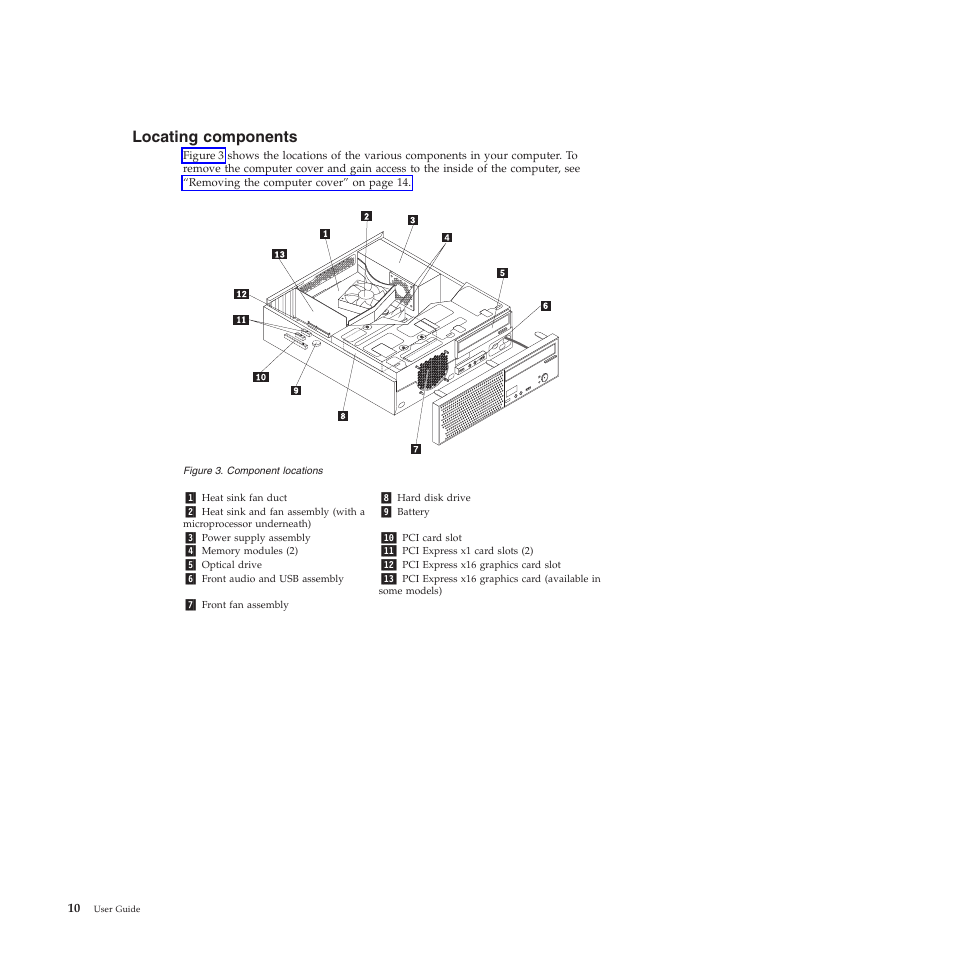 Locating components | Lenovo 5023 User Manual | Page 18 / 94