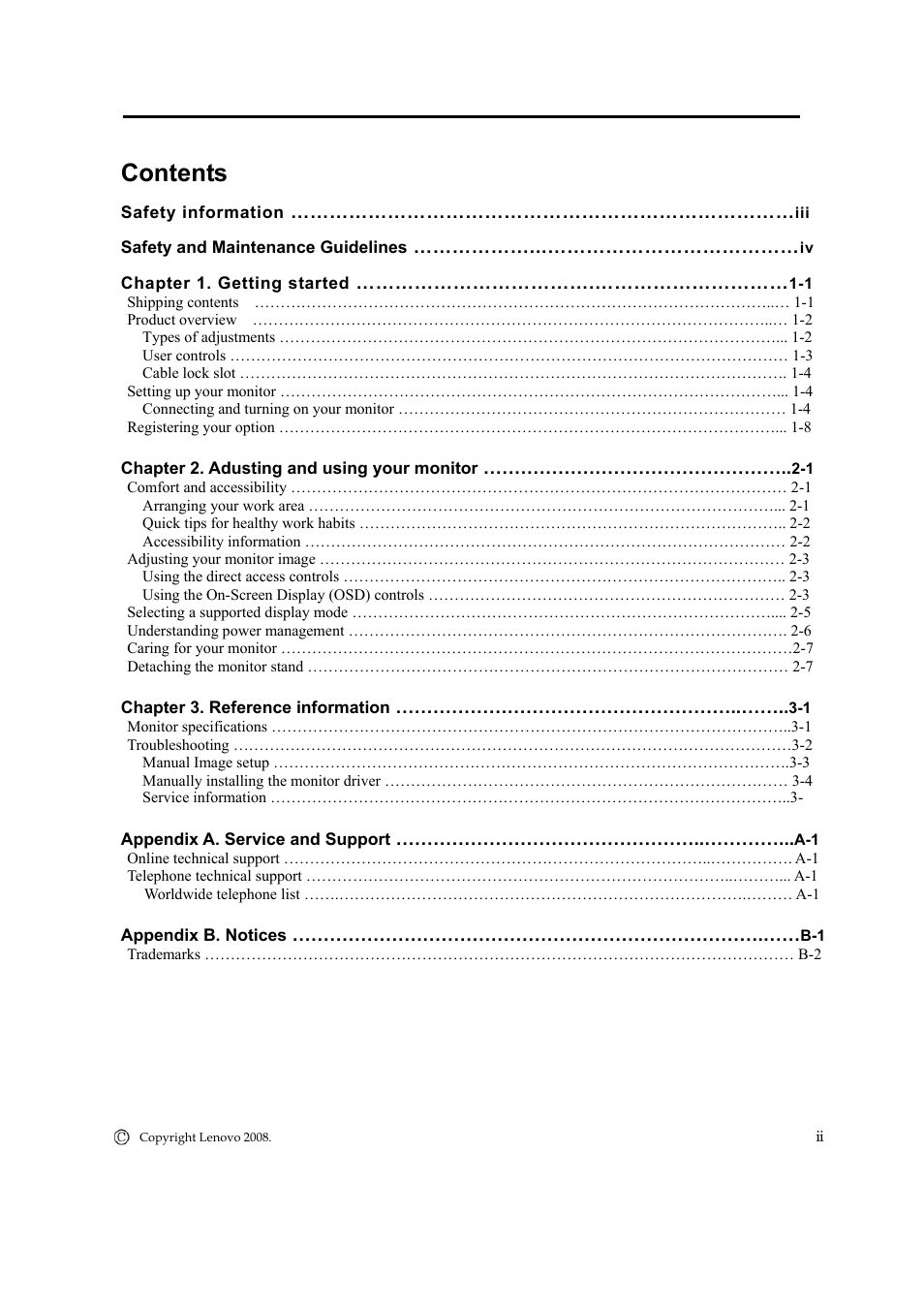 Lenovo 4424-HB6 User Manual | Page 3 / 34