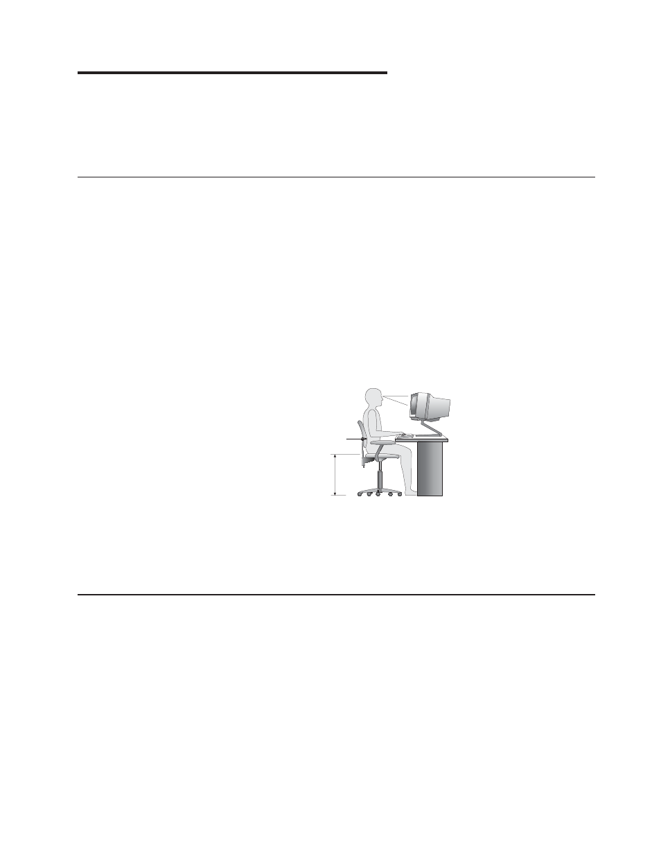 Chapter 2. arranging your workspace, Comfort, Glare and lighting | Chapter, Arranging, Your, Workspace, Glare, Lighting | Lenovo 6396 User Manual | Page 11 / 68