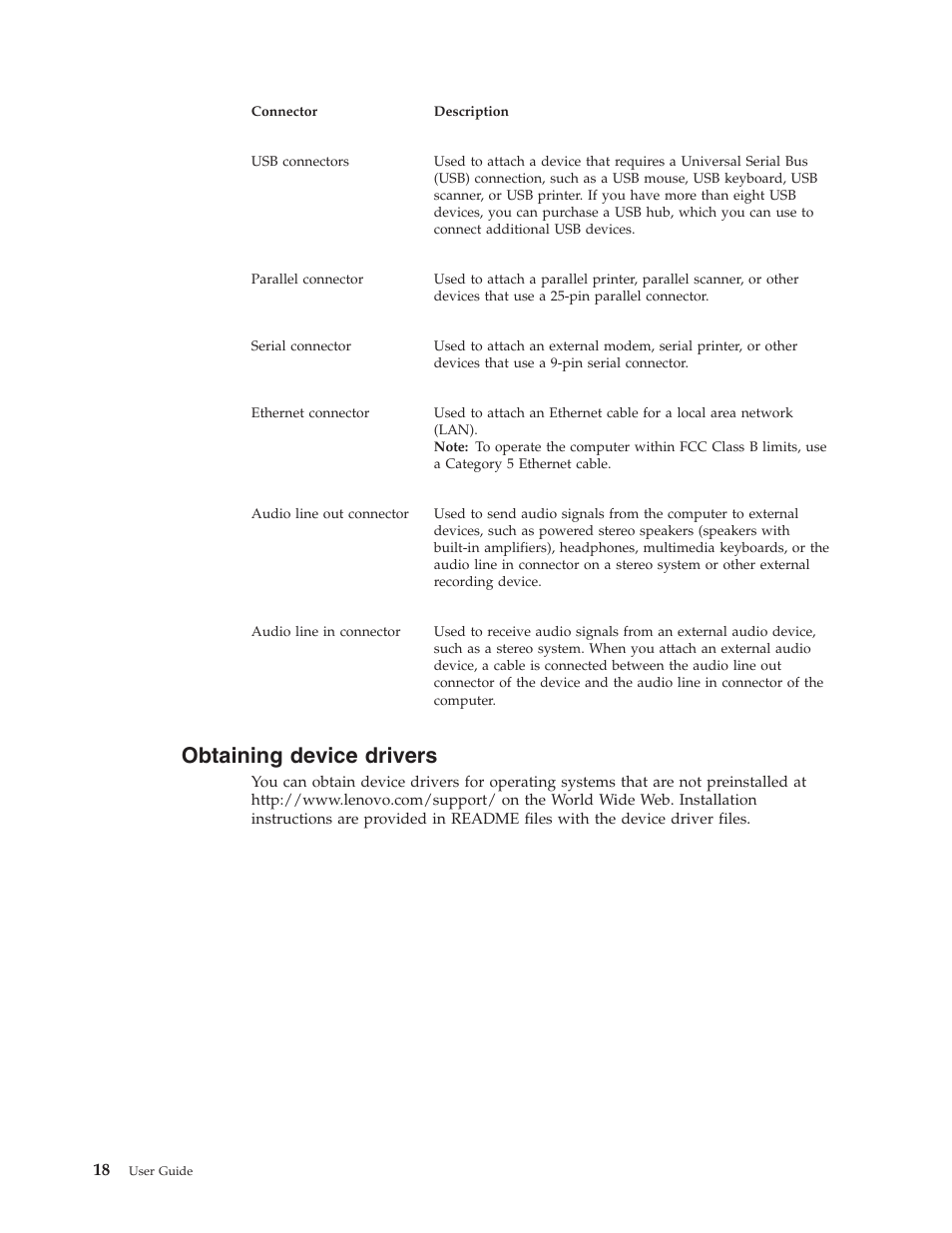 Obtaining device drivers, Obtaining, Device | Drivers | Lenovo 8795 User Manual | Page 34 / 86