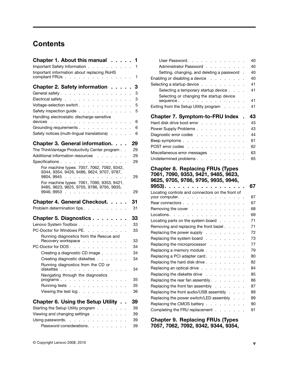 Lenovo 9354 User Manual | Page 5 / 480
