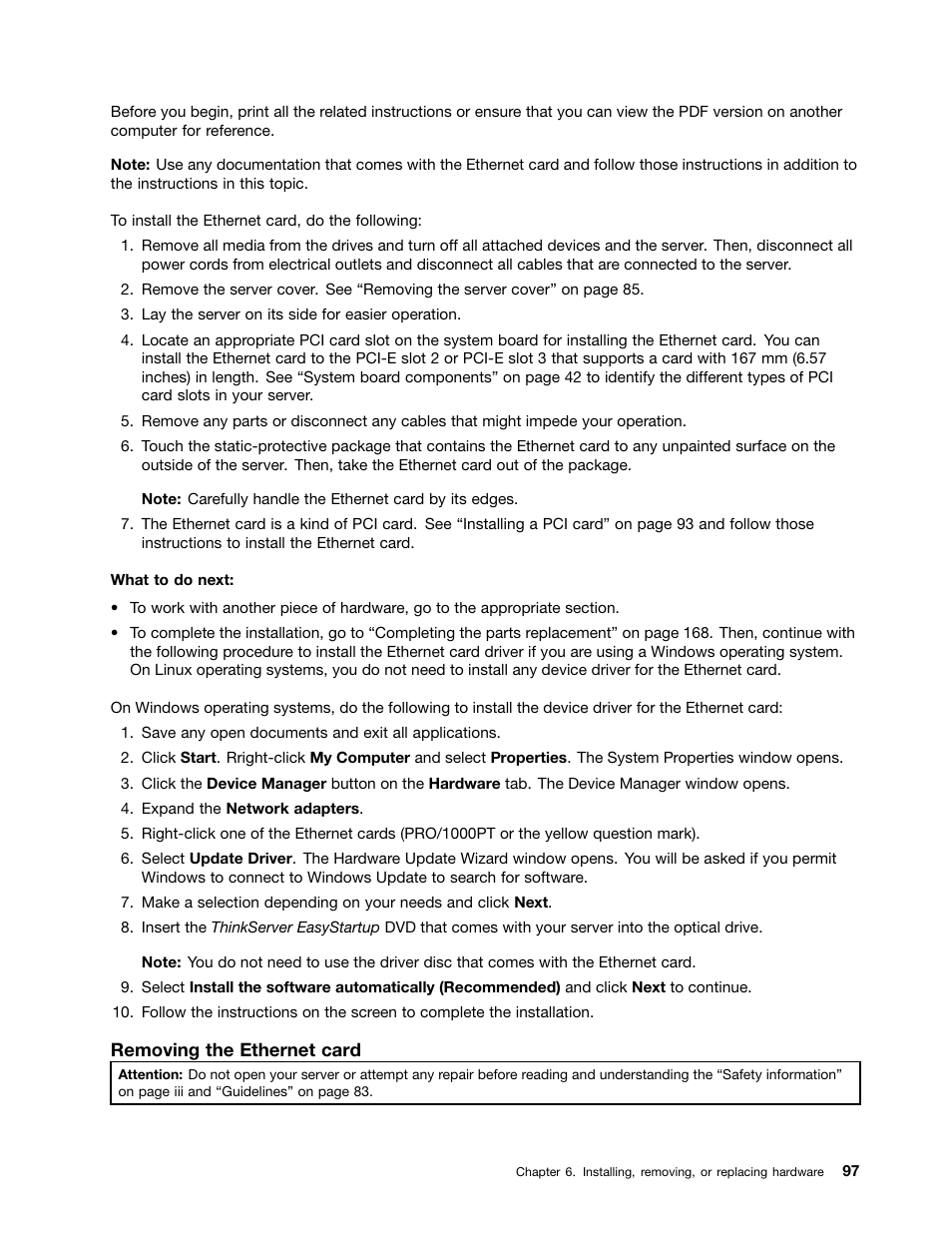Lenovo THINKSERVER 392 User Manual | Page 109 / 248