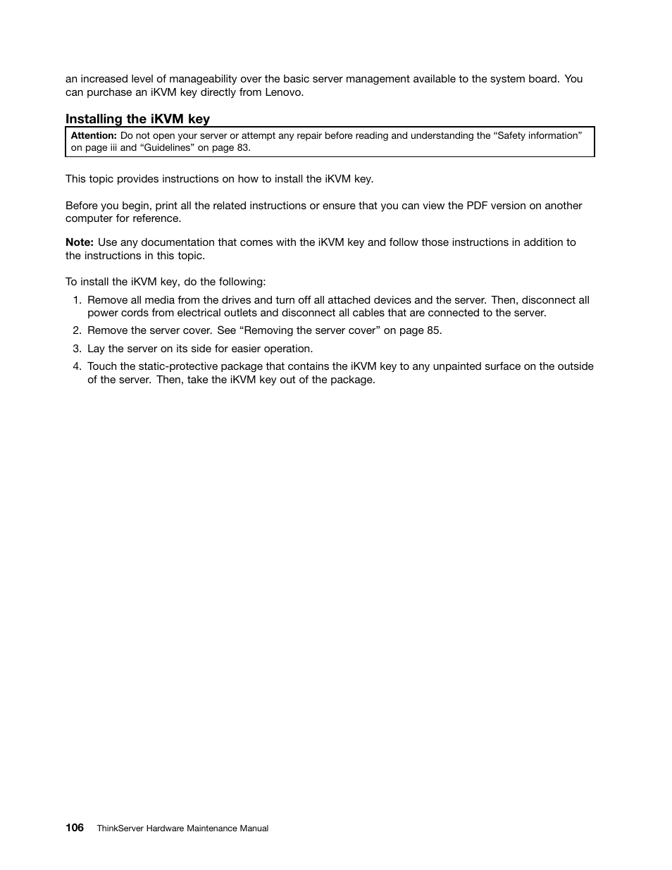 Lenovo THINKSERVER 392 User Manual | Page 118 / 248