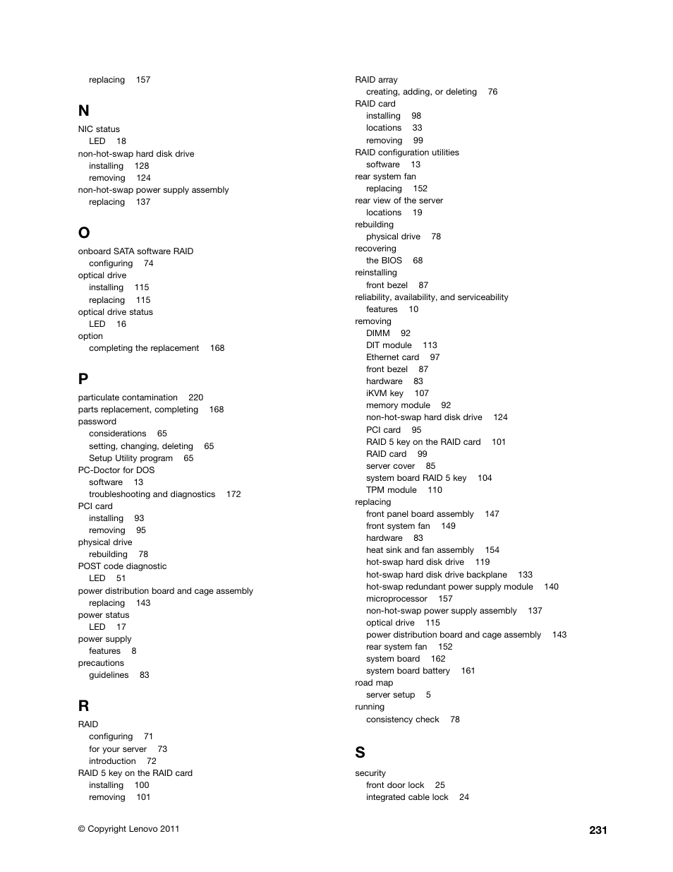 Lenovo THINKSERVER 392 User Manual | Page 243 / 248