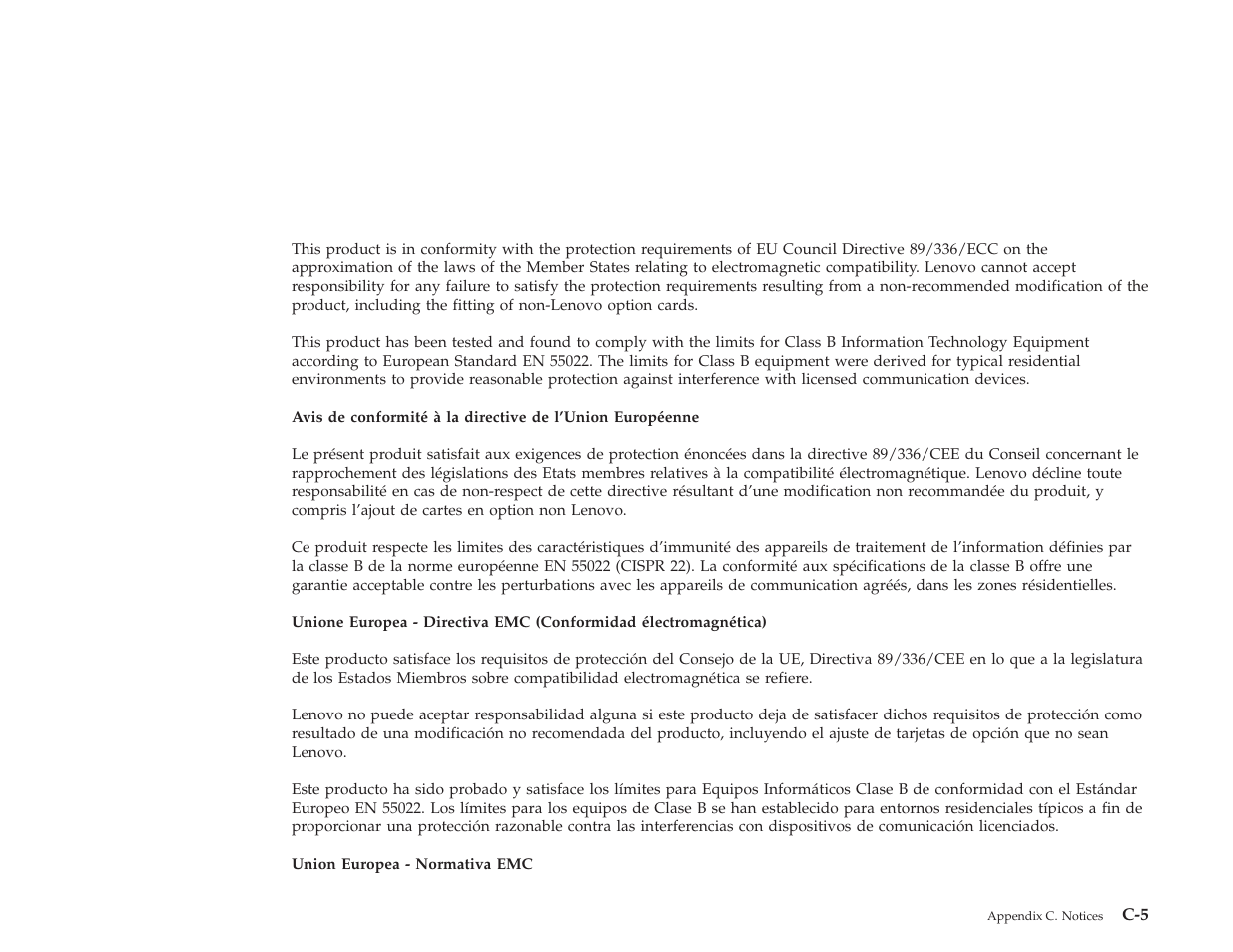 Lenovo E500 User Manual | Page 58 / 62