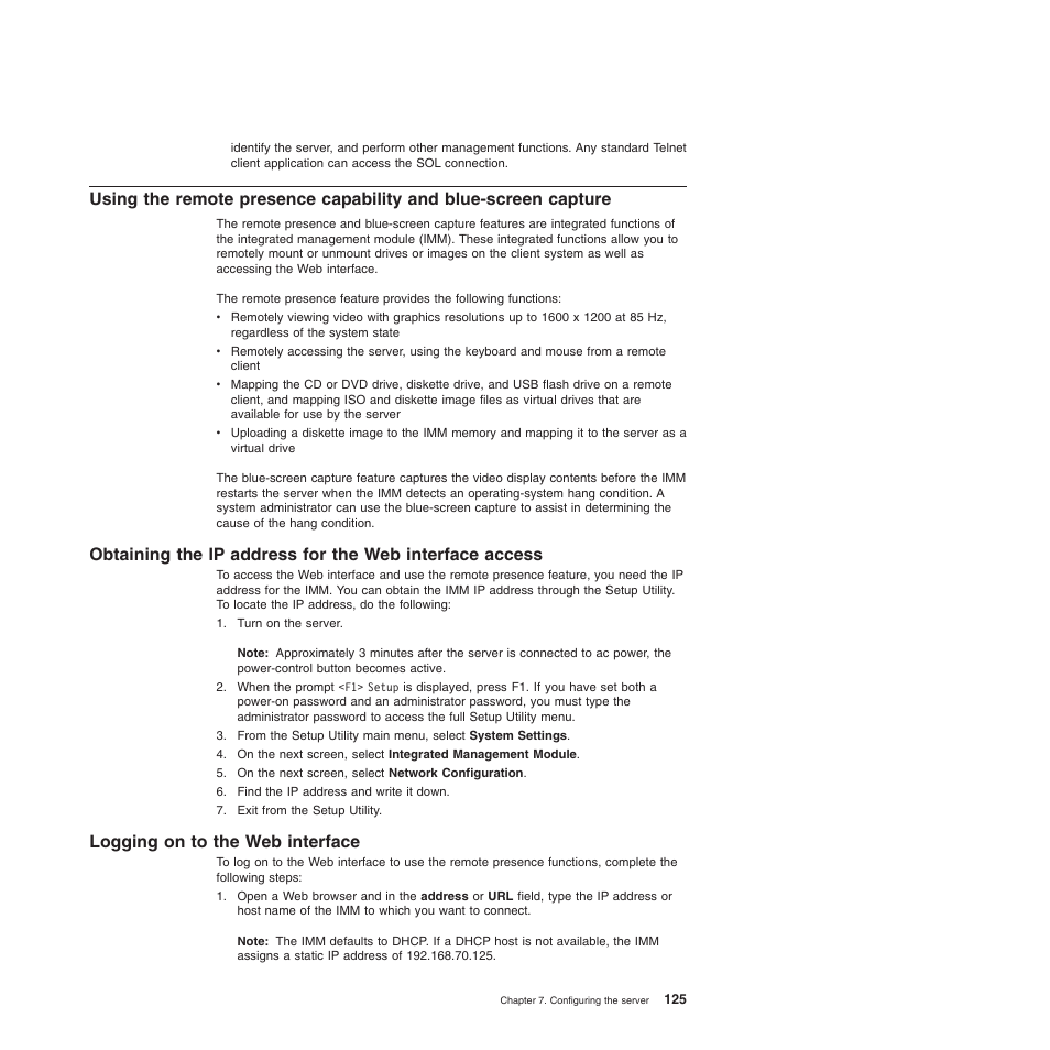 Logging on to the web interface | Lenovo 6528 User Manual | Page 141 / 216