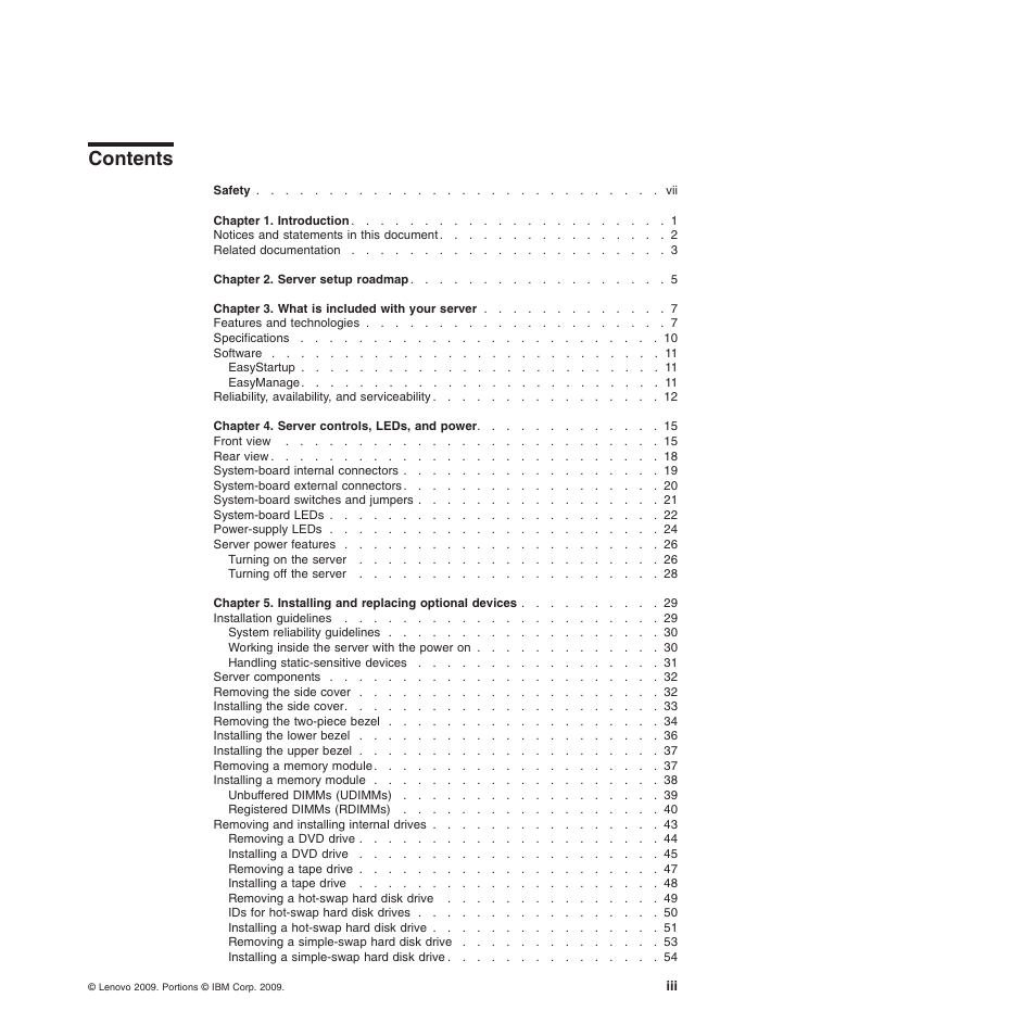 Lenovo 6528 User Manual | Page 5 / 216