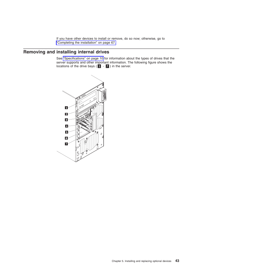 Removing and installing internal drives | Lenovo 6528 User Manual | Page 59 / 216