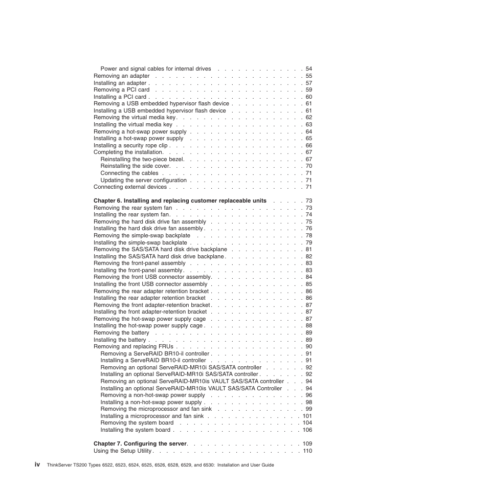 Lenovo 6528 User Manual | Page 6 / 216