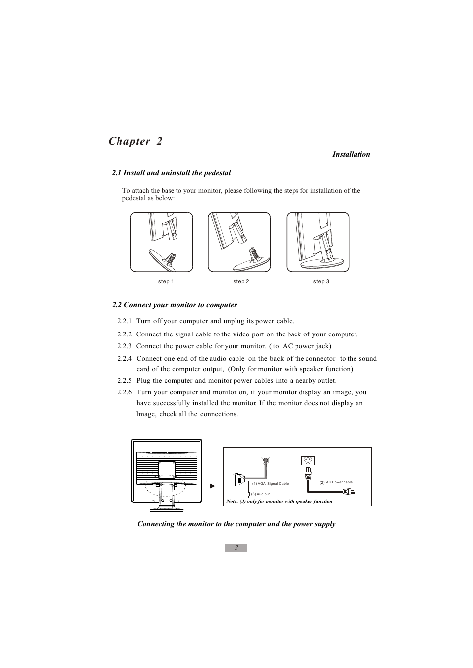 Chapter 2 | Lenovo L152 User Manual | Page 5 / 12
