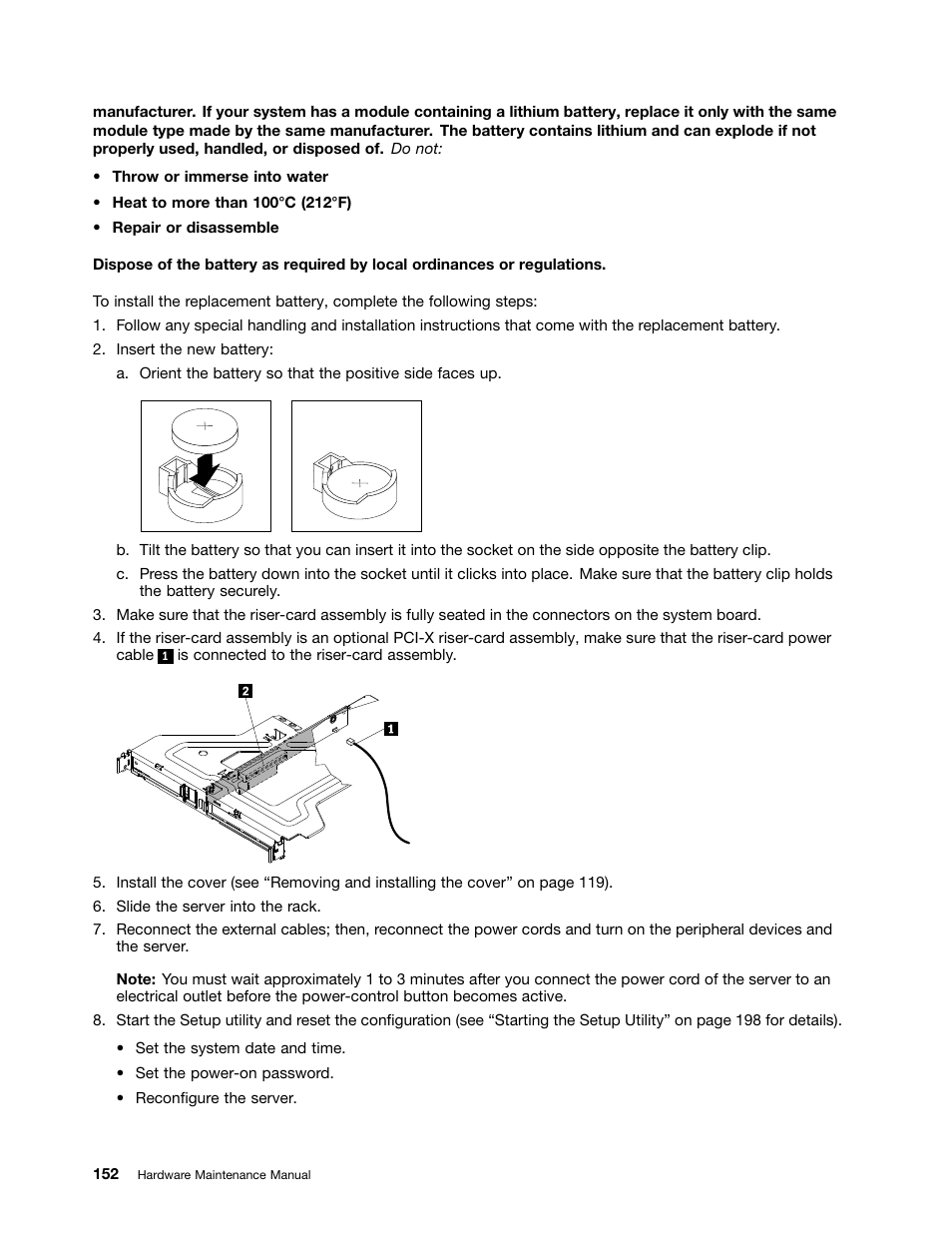 Replacing the | Lenovo 6532 User Manual | Page 160 / 240