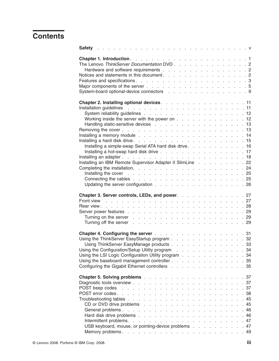 Lenovo 6435 User Manual | Page 5 / 88