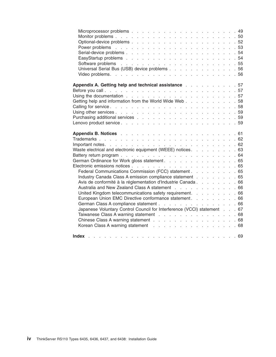Lenovo 6435 User Manual | Page 6 / 88