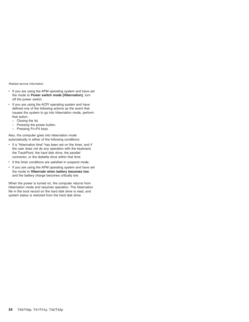 Lenovo THINKPAD T41/T41P User Manual | Page 40 / 260