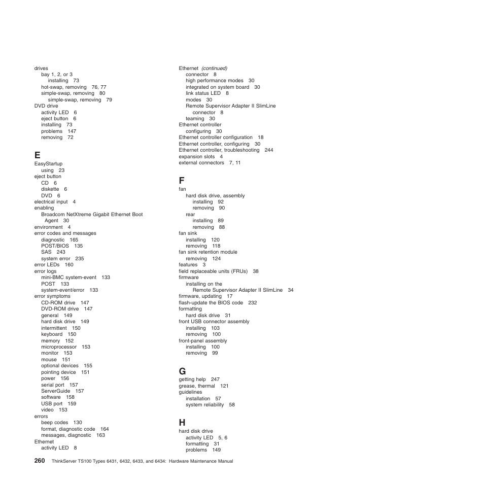 Lenovo TS100 User Manual | Page 278 / 284