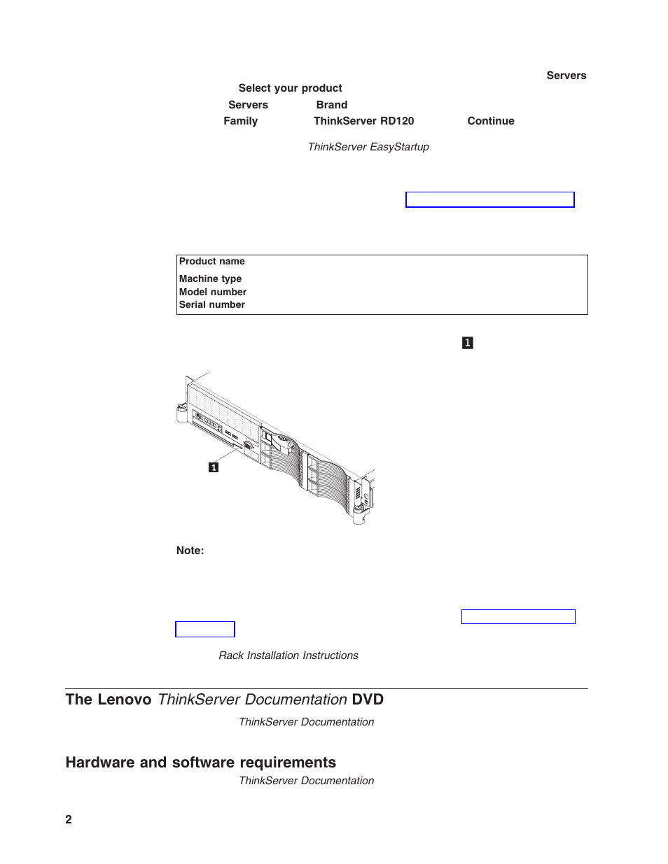 The lenovo thinkserver documentation dvd, Hardware and software requirements, Lenovo | Thinkserver, Documentation, Hardware, Software, Requirements | Lenovo 6446 User Manual | Page 16 / 112