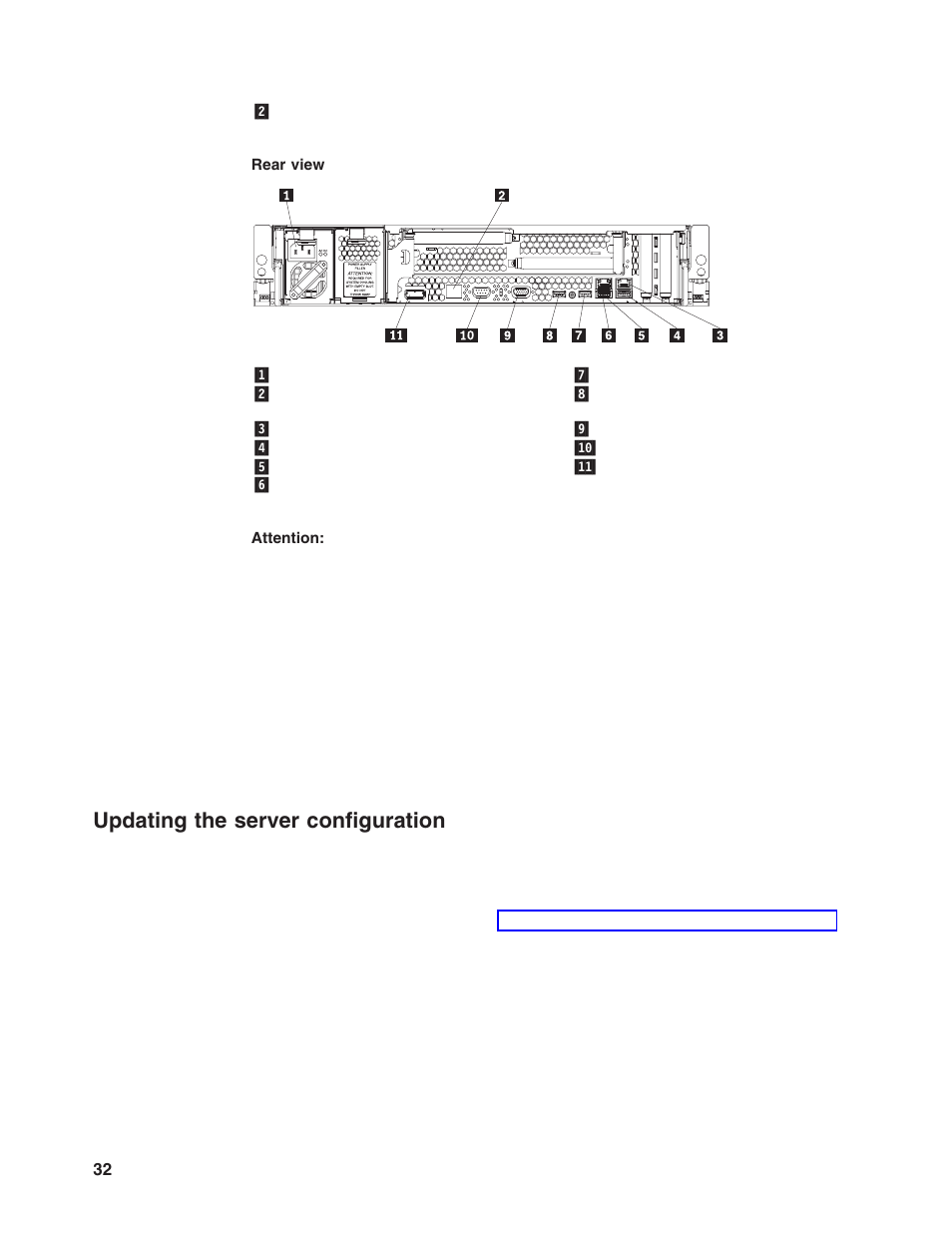 Updating the server configuration, Updating, Server | Configuration | Lenovo 6446 User Manual | Page 46 / 112