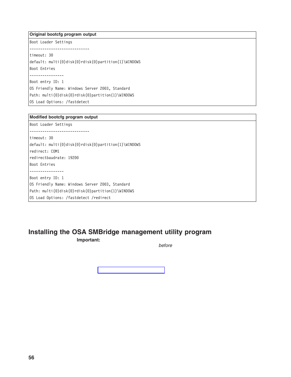 Installing, Smbridge, Management | Utility, Program | Lenovo 6446 User Manual | Page 70 / 112