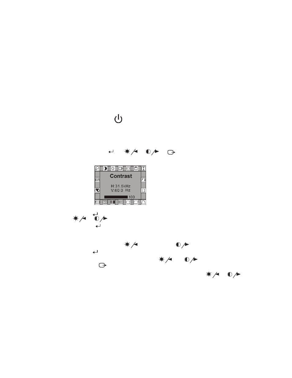 3)to adjust visual settings, Front control locations and functions | Lenovo E75 User Manual | Page 13 / 21