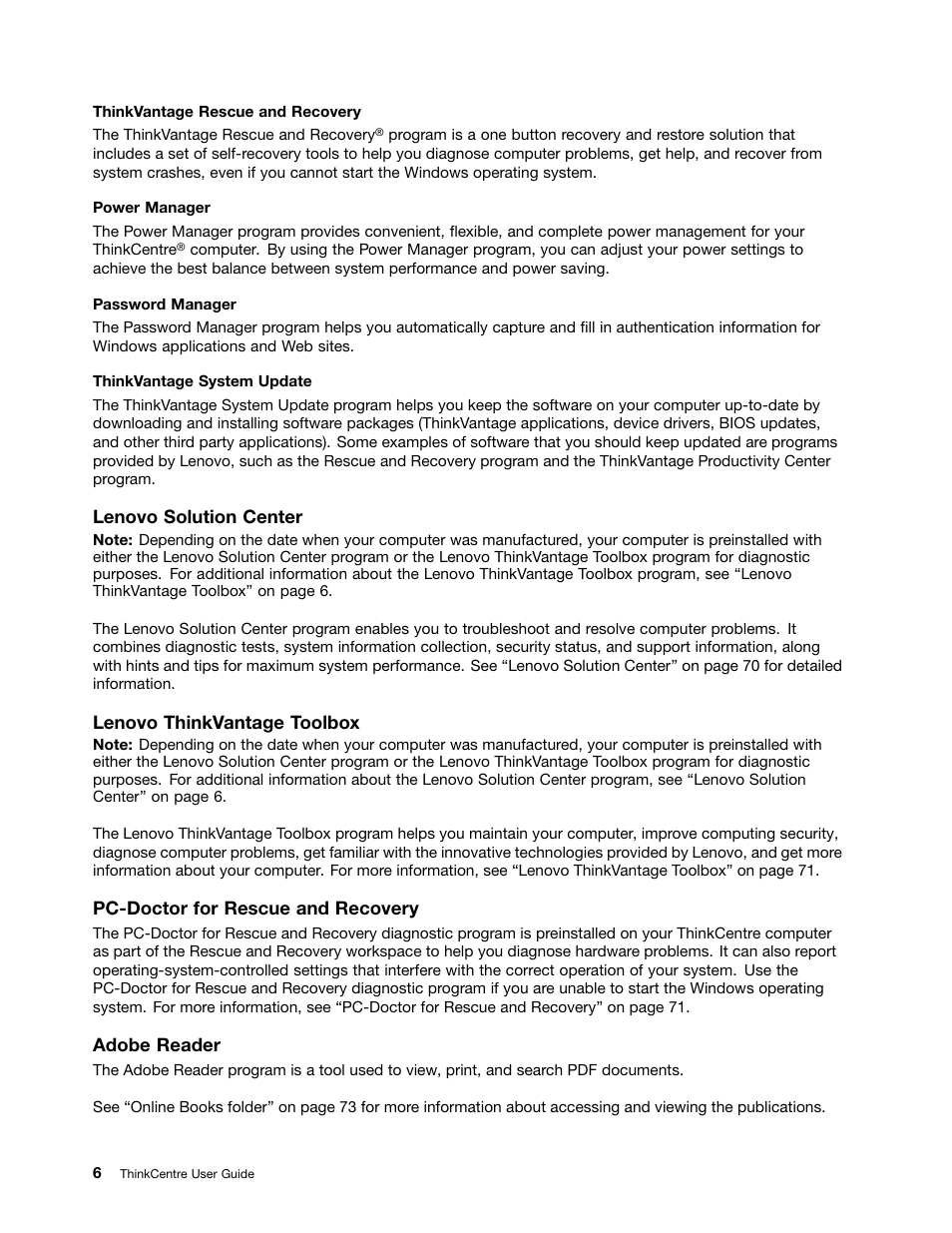 Lenovo 5248 User Manual | Page 14 / 98