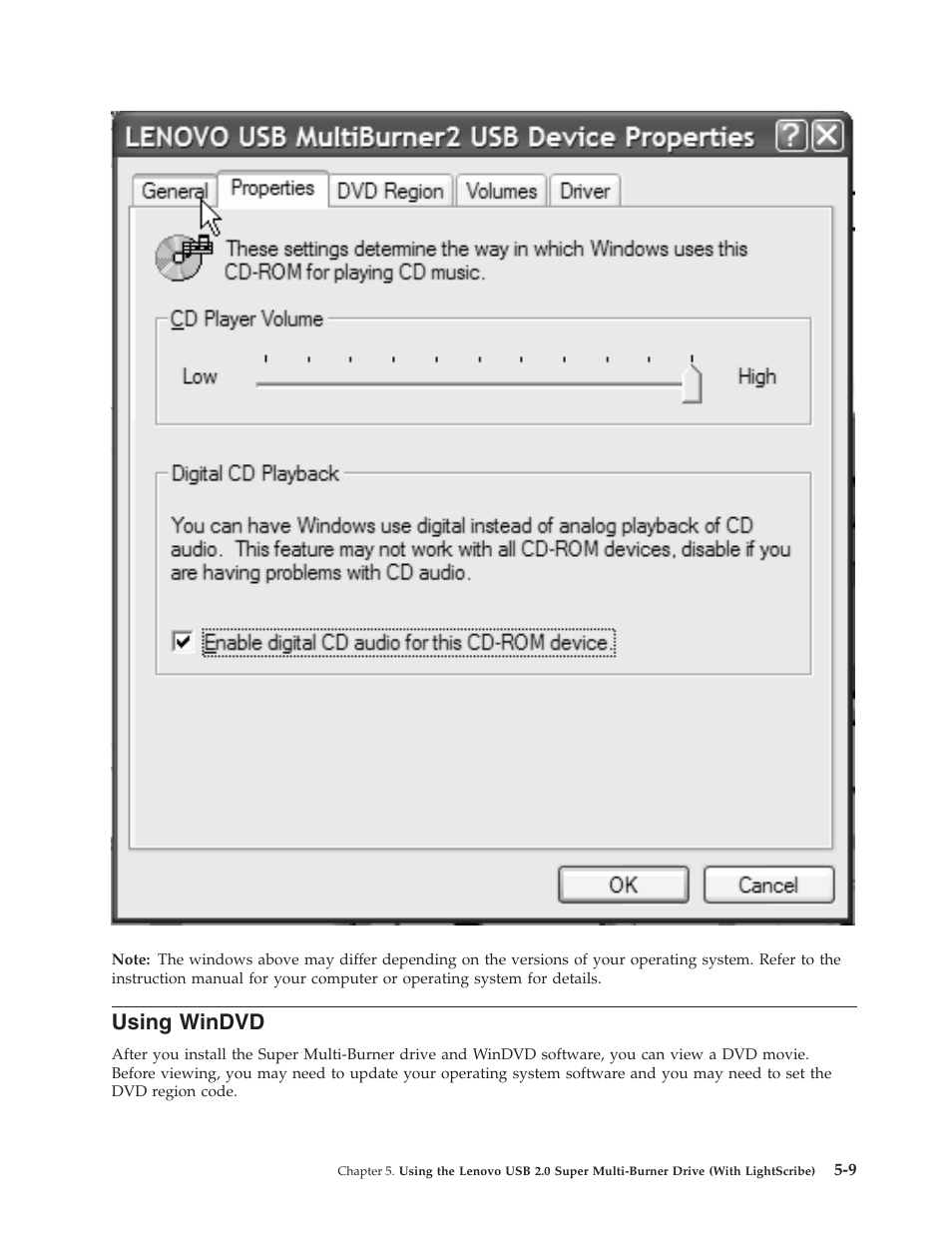 Using windvd, Using, Windvd | Lenovo 41N5631 User Manual | Page 35 / 68