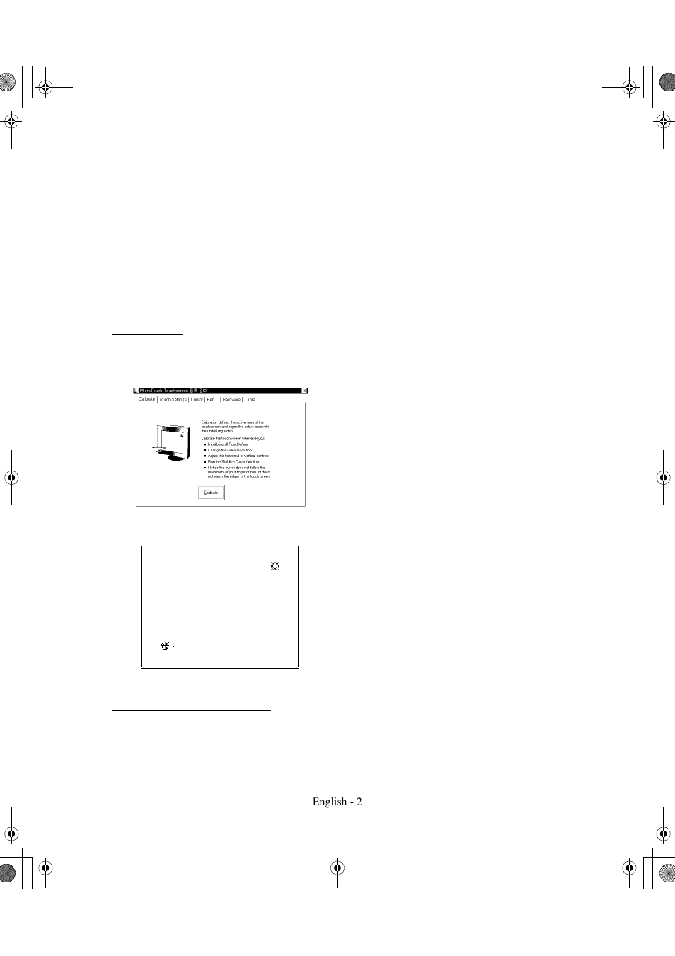 Calibration, Troubleshooting/service | Lenovo T54T User Manual | Page 4 / 14