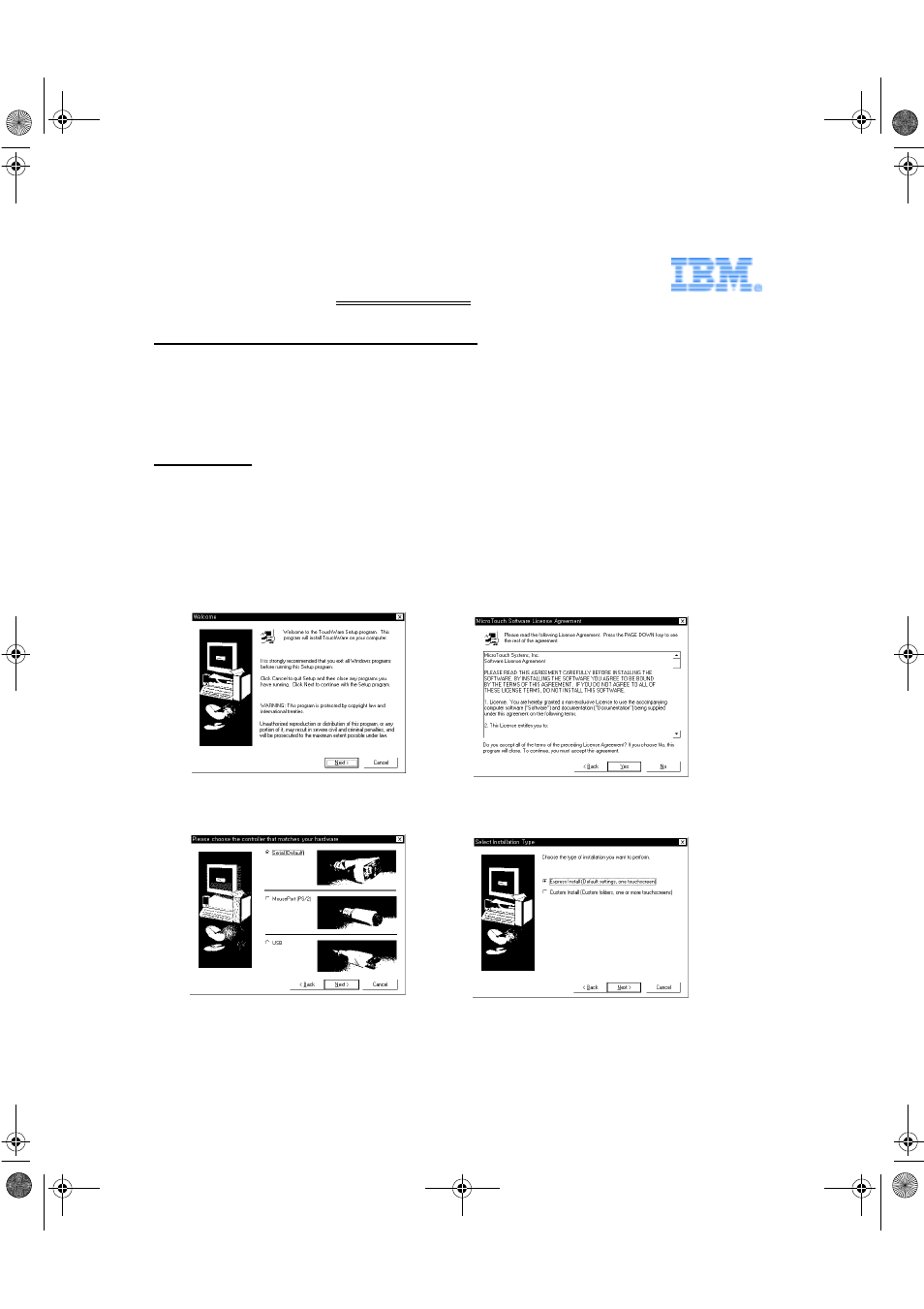 Kurzanleitung, Installieren des t54t touchmonitors, Installation | Lenovo T54T User Manual | Page 7 / 14