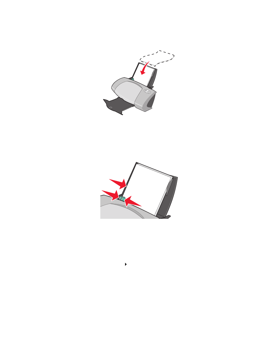 Step 2: customize the print settings, 1 with your document open, click file print, 3 select a paper size | B from the paper size area, select paper | Lenovo 5110 User Manual | Page 36 / 74