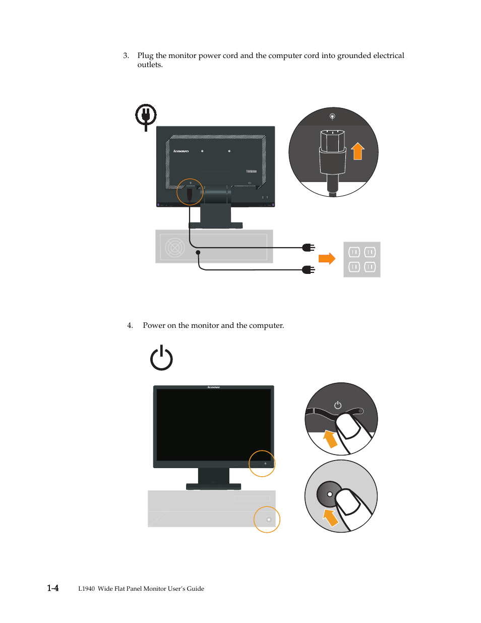 Lenovo L1940 User Manual | Page 8 / 32