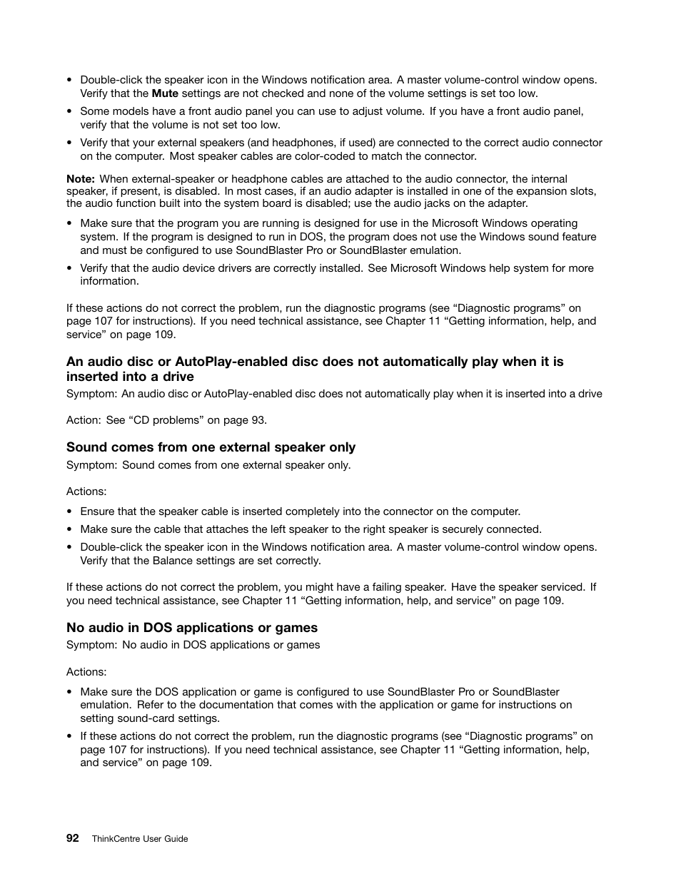 Lenovo THINKCENTRE 4473 User Manual | Page 106 / 142