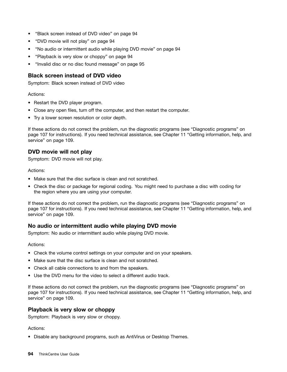 Lenovo THINKCENTRE 4473 User Manual | Page 108 / 142