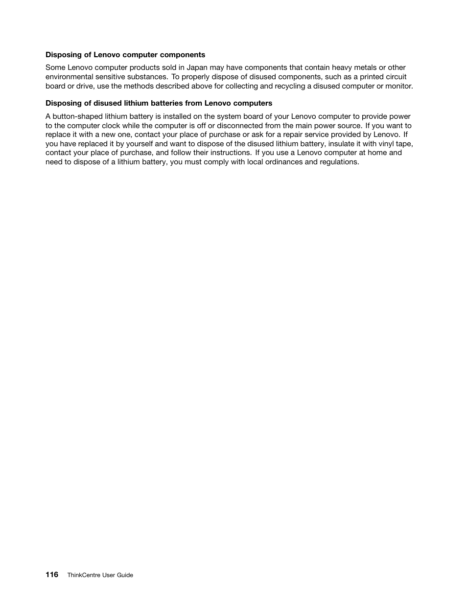 Lenovo THINKCENTRE 4473 User Manual | Page 130 / 142