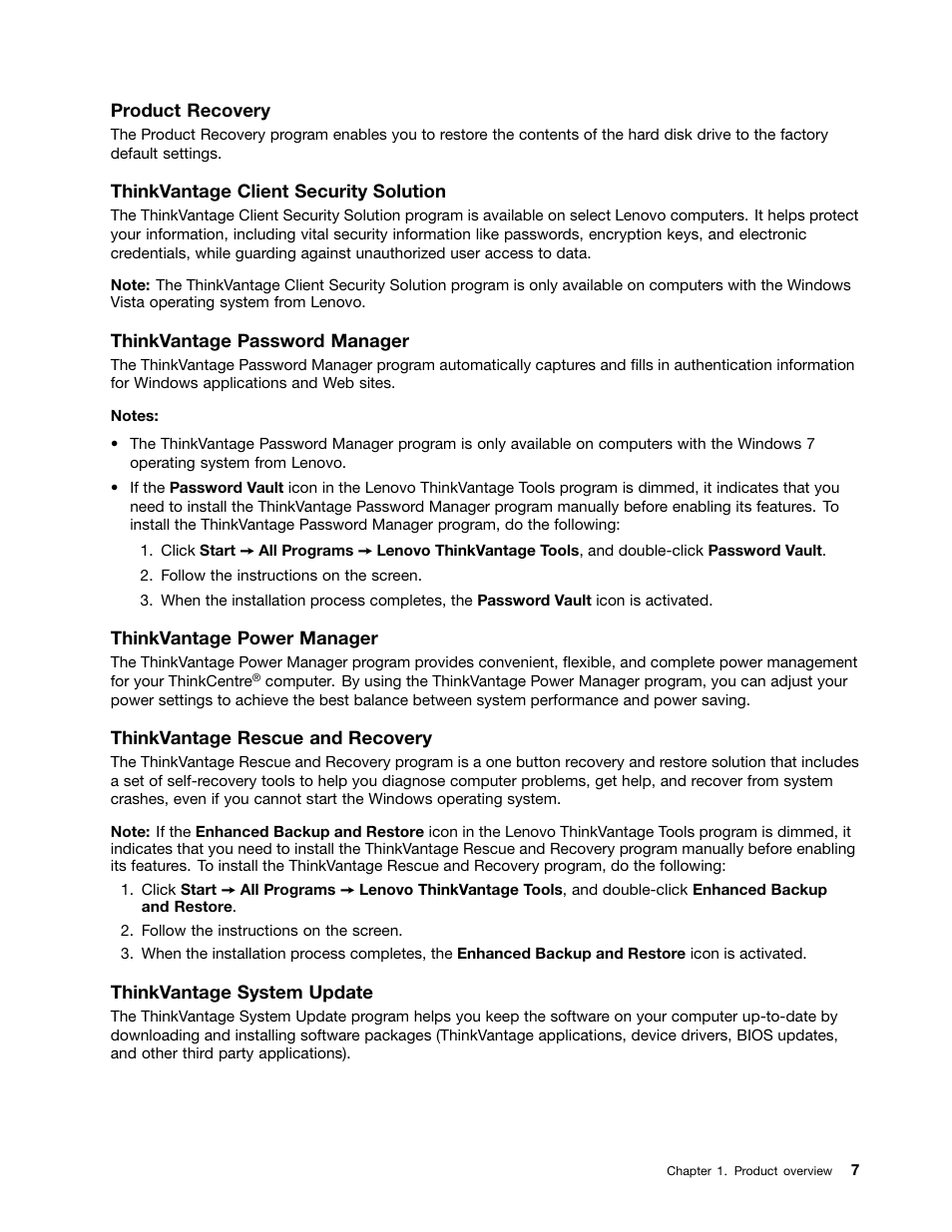 Lenovo THINKCENTRE 4473 User Manual | Page 21 / 142
