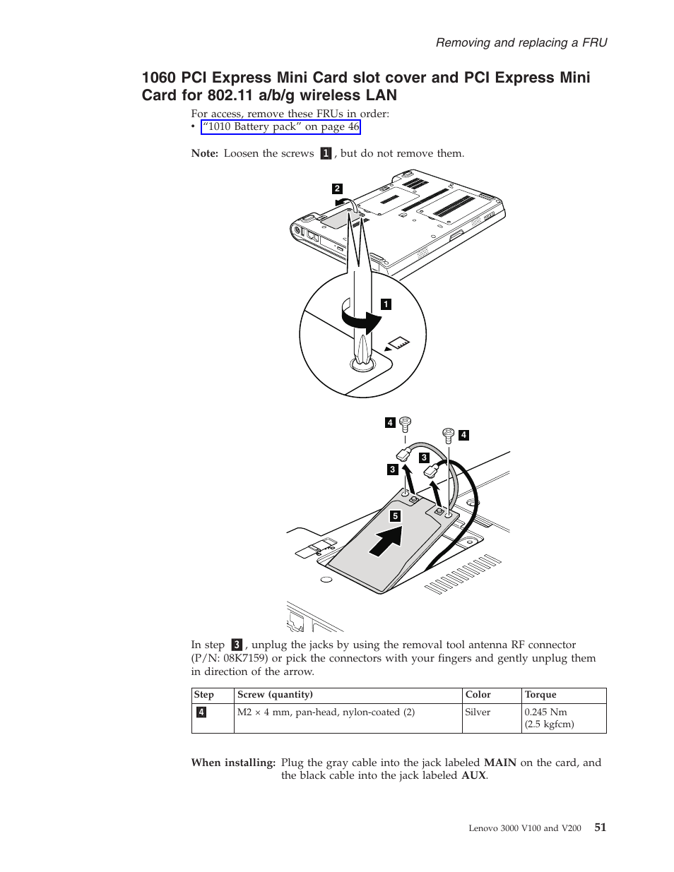 Express, Mini, Card | Slot, Cover, A/b/g, Wireless | Lenovo V100 User Manual | Page 57 / 126