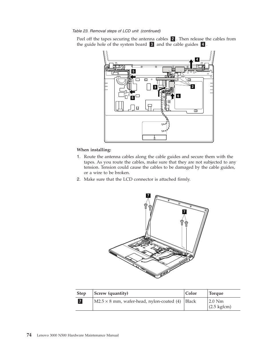 Lenovo 3000 N500 User Manual | Page 82 / 124