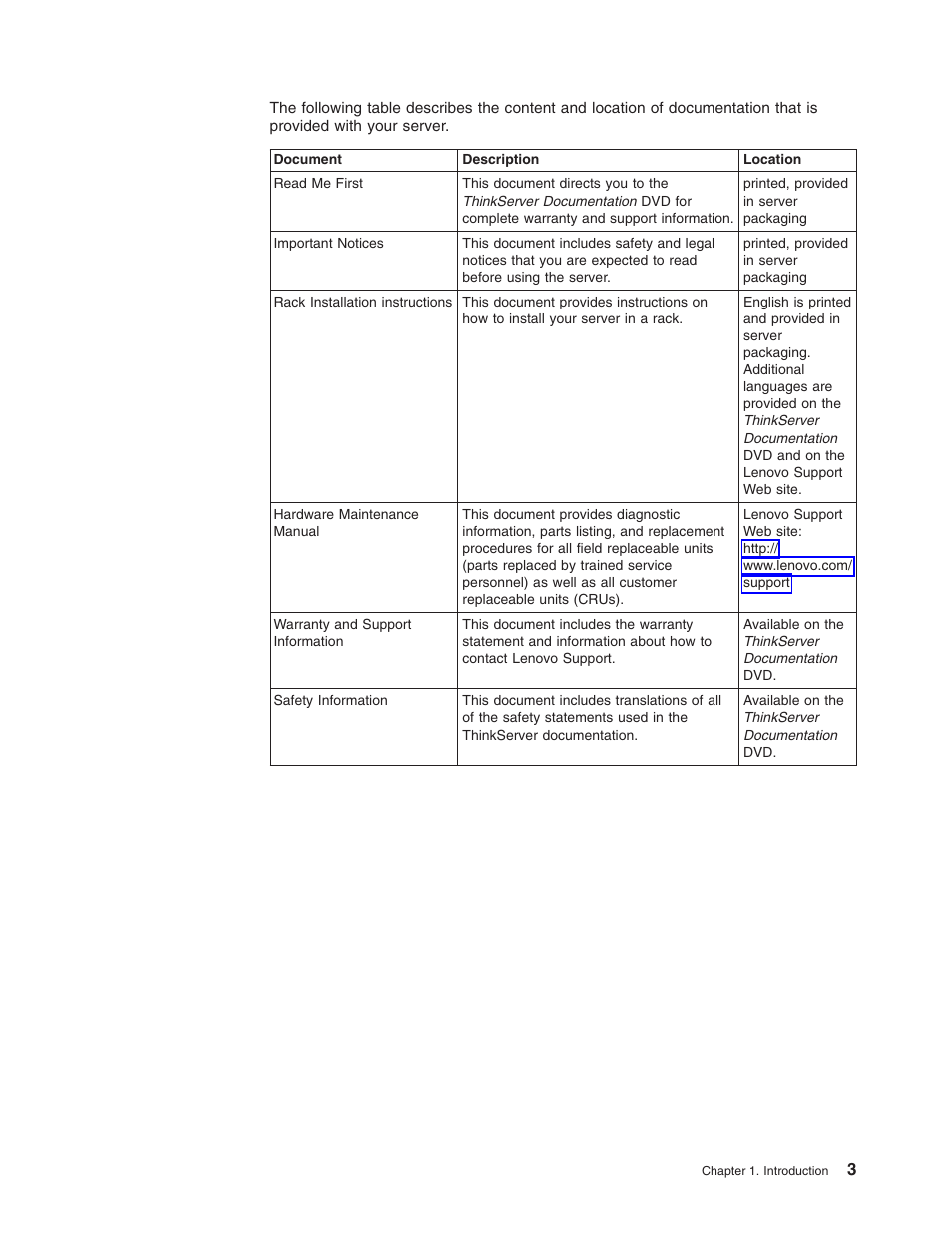 Lenovo RD210 User Manual | Page 19 / 204