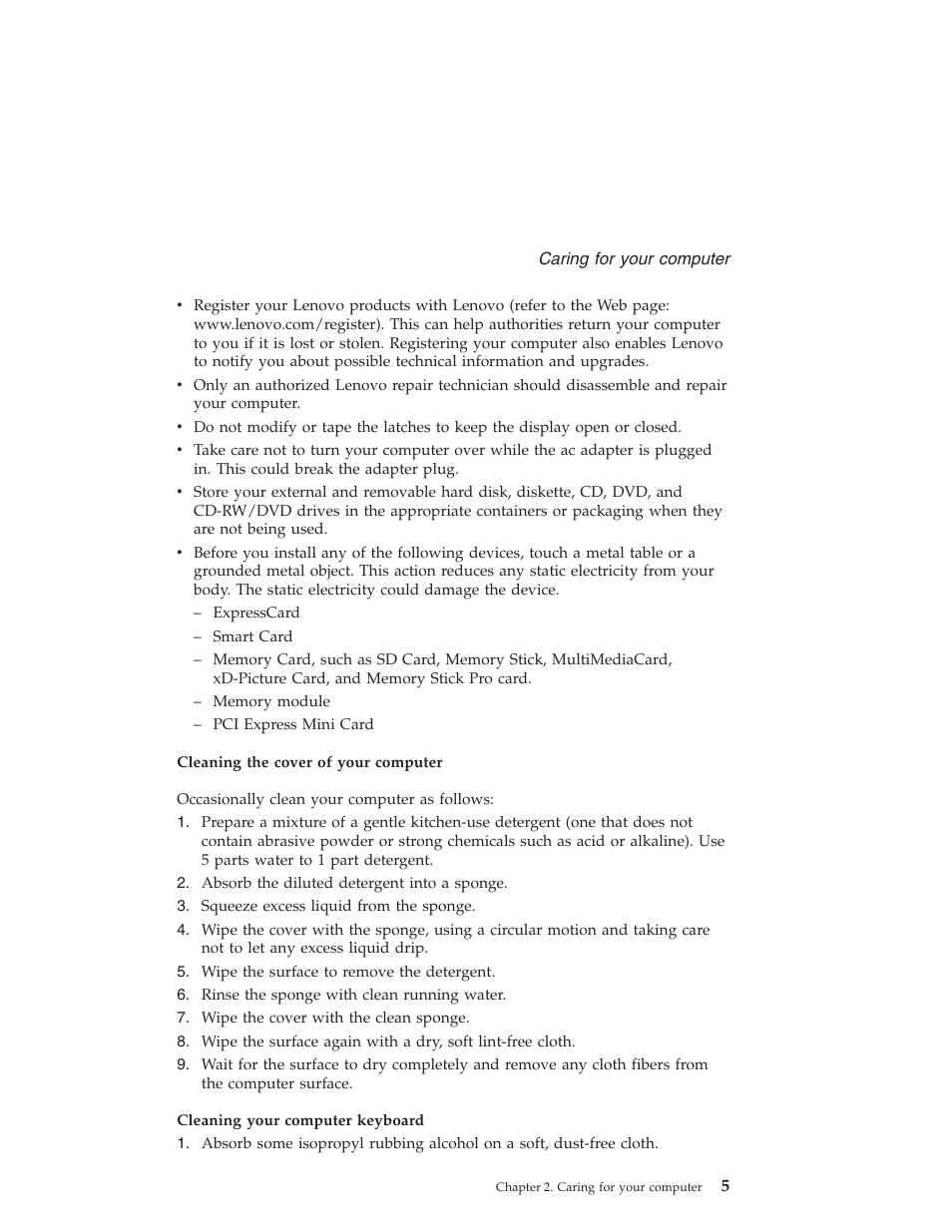 Lenovo NONE FOUND 3000 V100 User Manual | Page 13 / 66