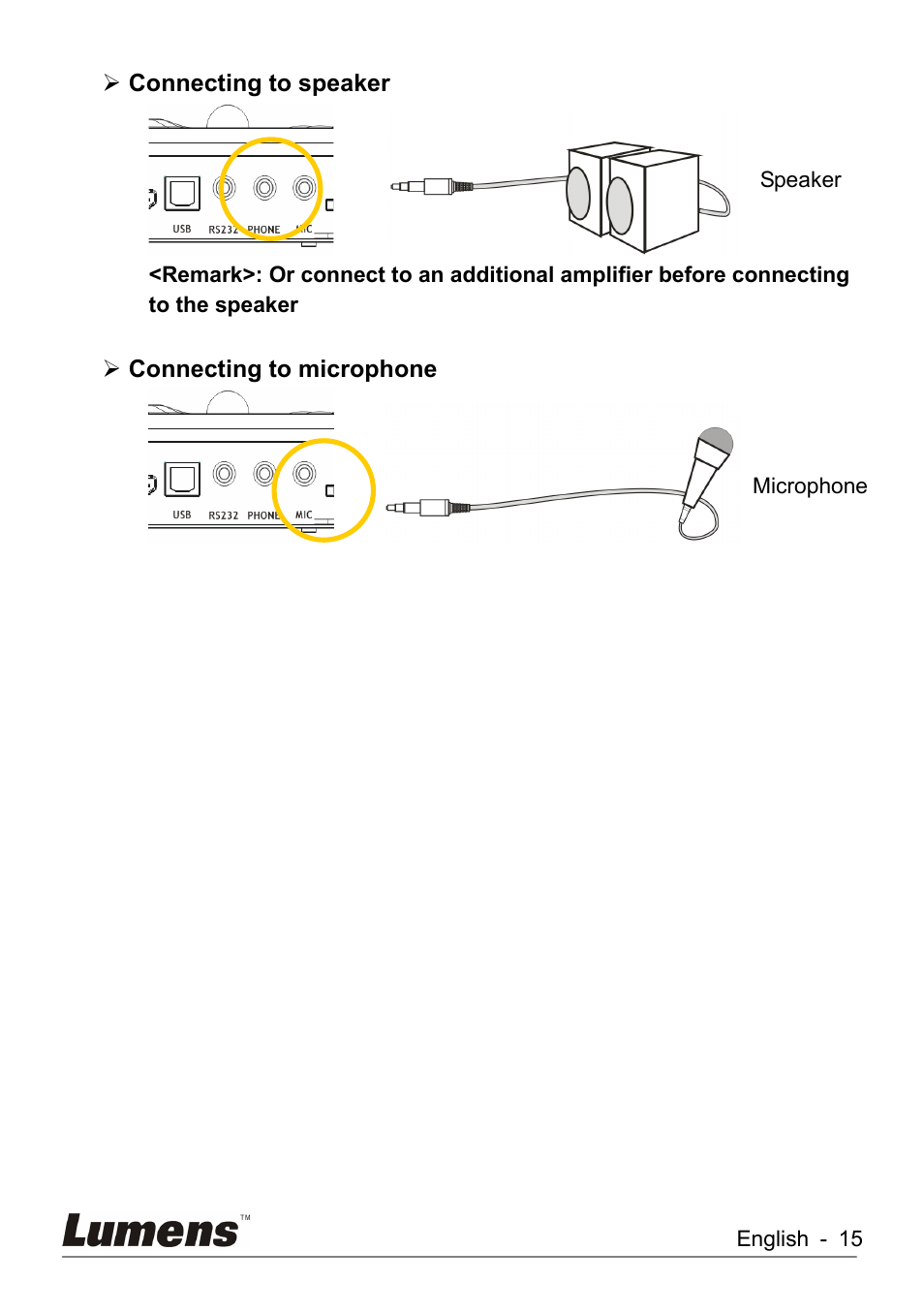 Lumens Technology DC260 User Manual | Page 16 / 49