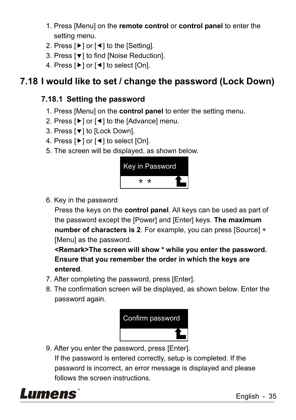 Lumens Technology DC260 User Manual | Page 36 / 49