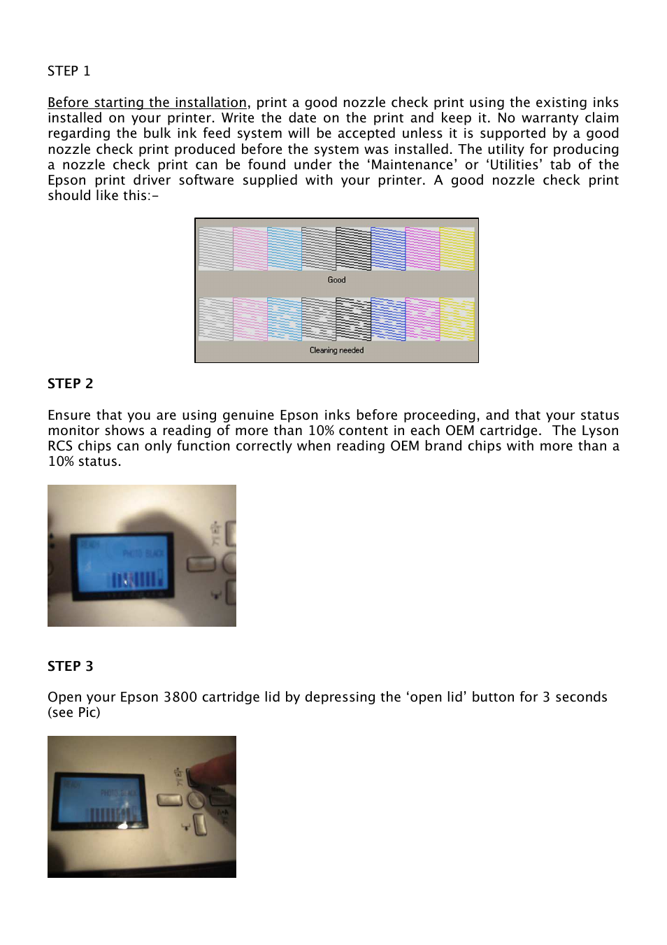 Lyson PHOTOCHROME R-38 User Manual | Page 3 / 8