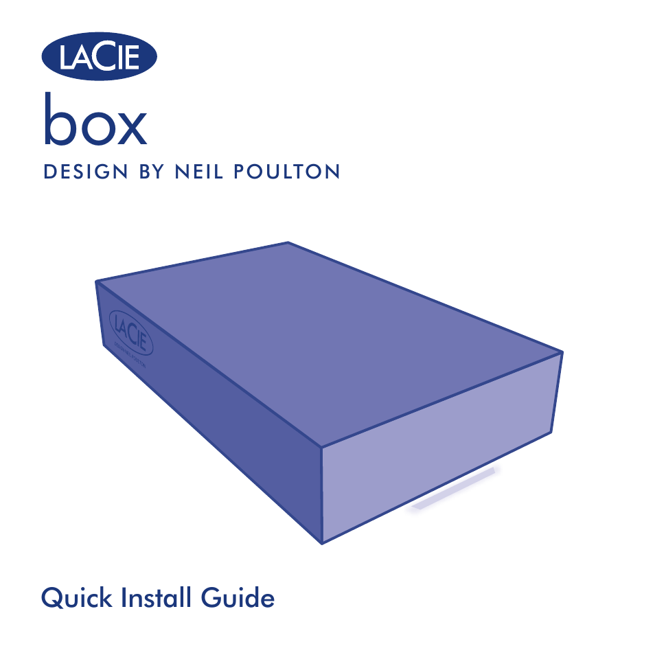 LaCie Box User Manual | 24 pages