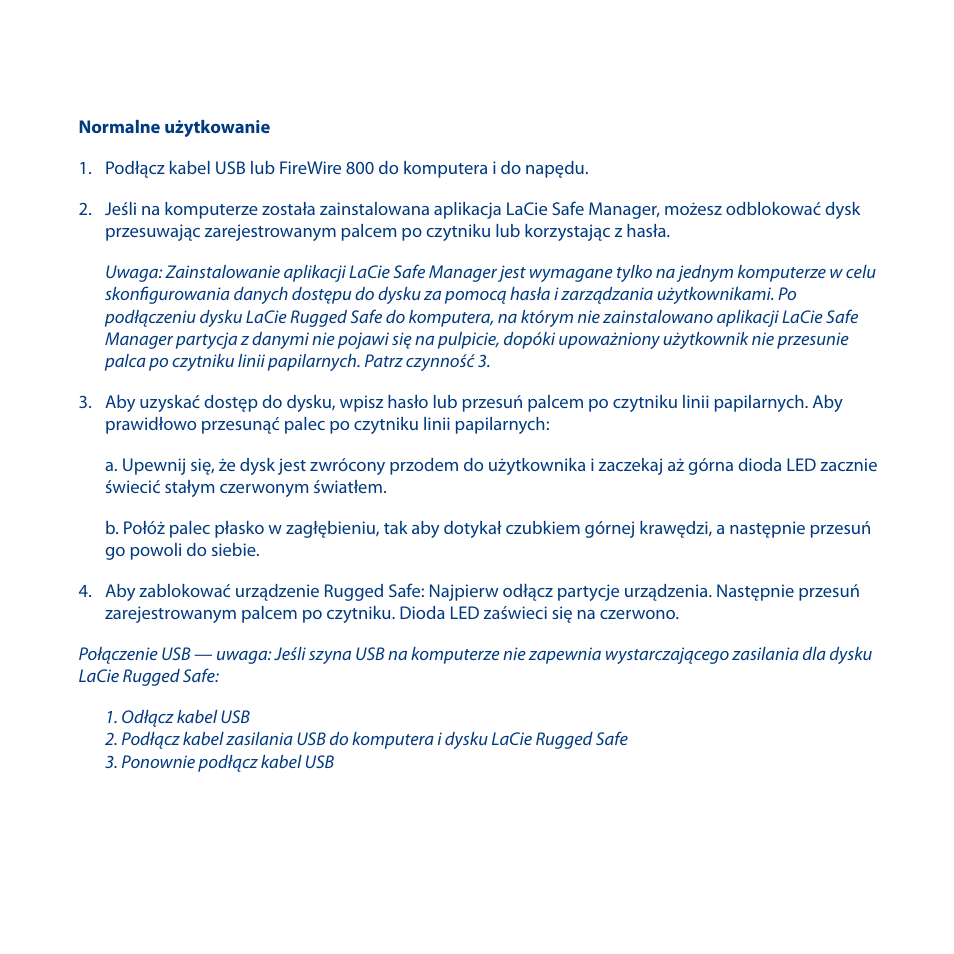 LaCie Rugged Safe User Manual | Page 27 / 40