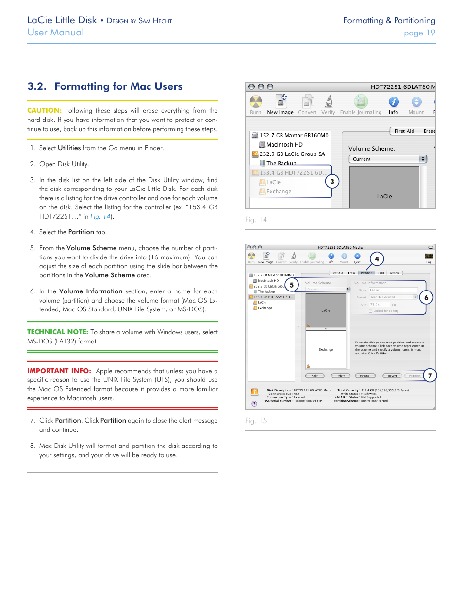 Formatting for mac users, Lacie little disk, User manual | LaCie Little Big Disk User Manual | Page 19 / 27