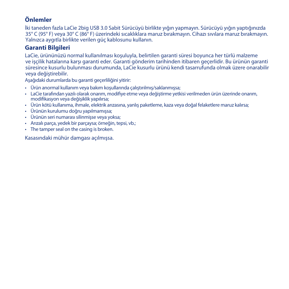 LaCie 2big USB 3.0 User Manual | Page 39 / 42