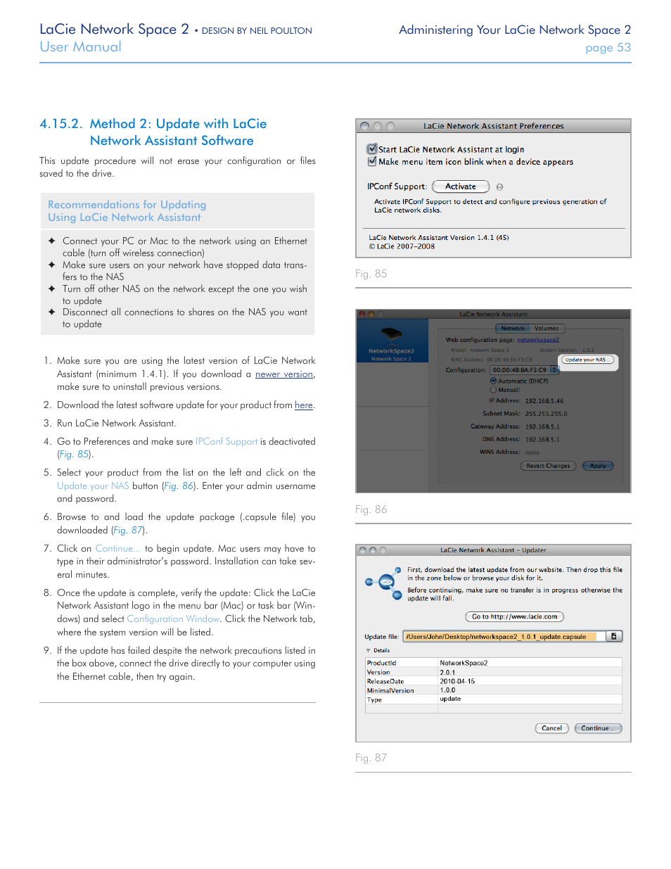 Lacie network space 2, User manual | LaCie 2 User Manual | Page 53 / 65