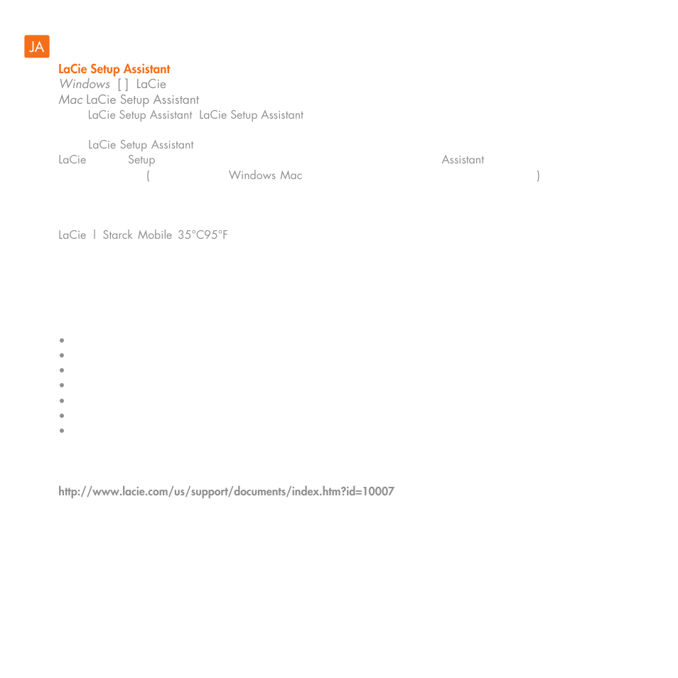 LaCie Starck Mobile User Manual | Page 18 / 24