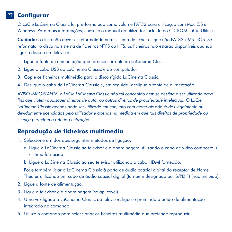 LaCie LaCinema Classic User Manual | Page 18 / 44