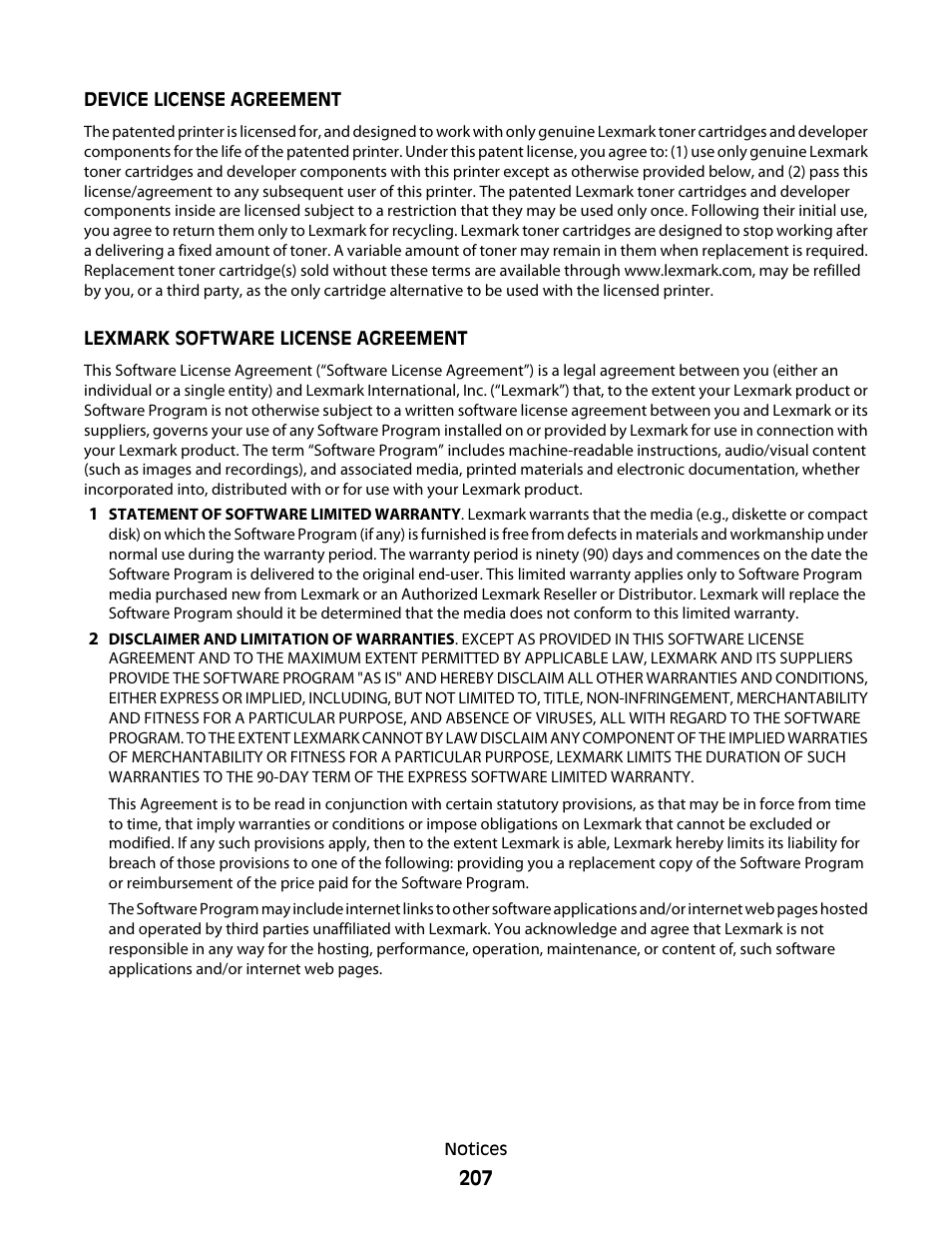 Lexmark 280 User Manual | Page 207 / 217